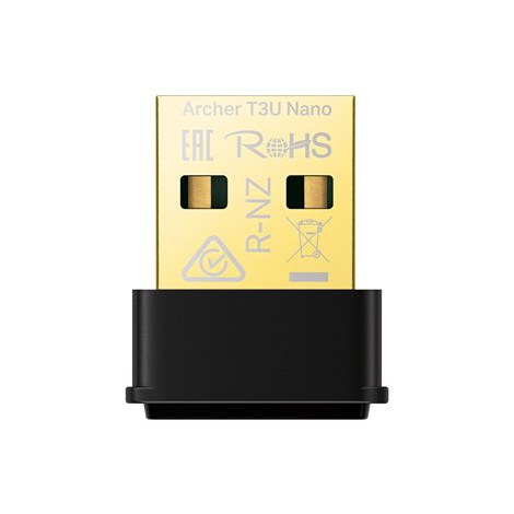 TP-LINK | AC1300 Nano Wireless MU-MIMO USB Adapter | Archer T3U Nano | Wireless - 3